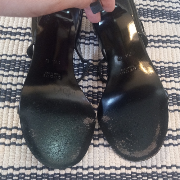 GUCCI HEELS BLACK SZ 7.5 B - Picture 9 of 9
